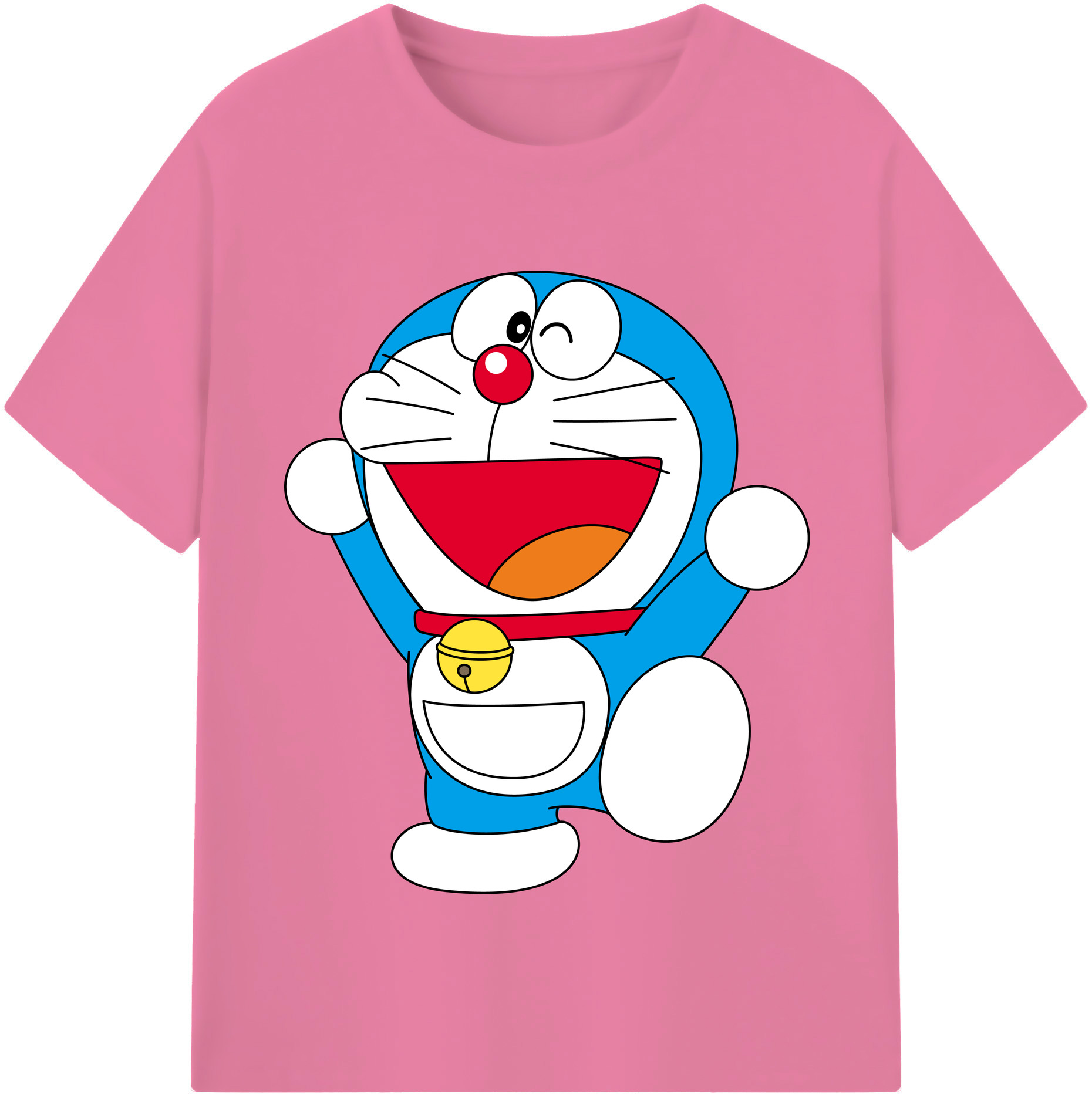 （画像用） ドラえもん Doraemon 綿100％半袖Tシャツ（フロントプリント）
